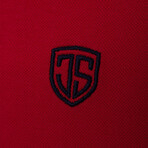 Christakis Short Sleeve Polo // Red (S)