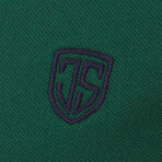 Valentina Short Sleeve Polo // Dark Green (S)