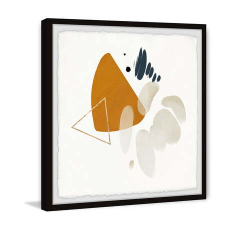 Superimposed Thought Framed Print (12"H x 12"W x 1.5"D)