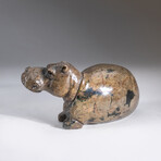 Genuine Polished Verdite Shona Hippo Carving