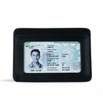 Front Pocket ID Wallet // Vegetable Tanned // Black