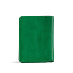 Long Slim Wallet // Vegetable Tanned // Green