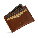 Ideal Card Wallet // Vegetable Tanned // Cognac