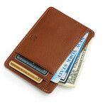Front Pocket ID Wallet // Vegetable Tanned // Cognac