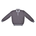 Carlisle Cashmere Sweater // Gray + Multicolor (Euro: 48)