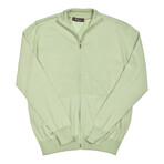 Emmett Silk Blend Sweater // Lime Green (Euro: 48)