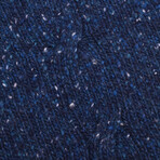 Knit Cashmere Cardigan // Blue + Multicolor (Euro: 50)