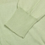 Emmett Silk Blend Sweater // Lime Green (Euro: 48)