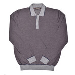 Carlisle Cashmere Sweater // Gray + Multicolor (Euro: 46)