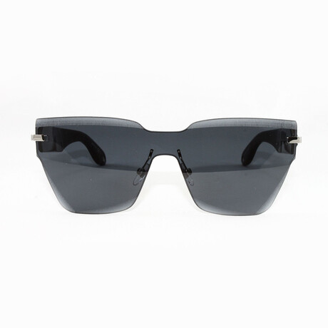 Givenchy // Unisex Oversized Sunglasses // Gray Black + Gray