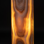 Genuine Natural Round Banded Onyx Lamp