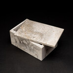 Genuine Rectangular Marbleized Onyx Jewelry Box