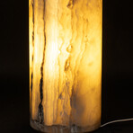 Genuine Natural Round Onyx Lamp // V3