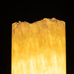 Genuine Natural Rainbow Banded Onyx Desk Lamp // V2