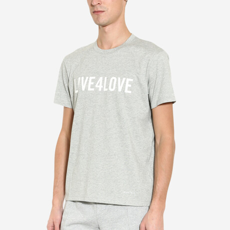 Live4Love V Logo T-Shirt // Gray (XS)