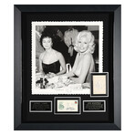 Sophia Loren + Jayne Mansfield // Hanging Out In Hollywood // Autographed Display