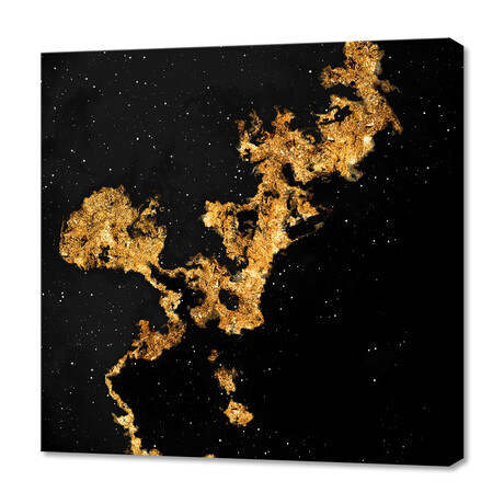100 Nebulas in Space // 021 // Black + White (12"H x 12"W x 0.75"D)