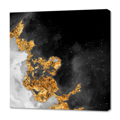 100 Nebulas in Space // 089 // Black + White (12"H x 12"W x 0.75"D)
