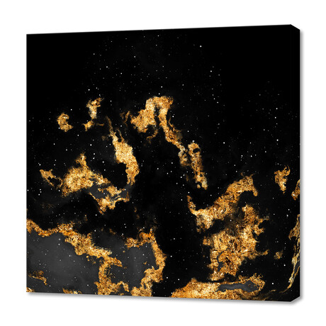 100 Nebulas in Space // 023 // Black + White (12"H x 12"W x 0.75"D)