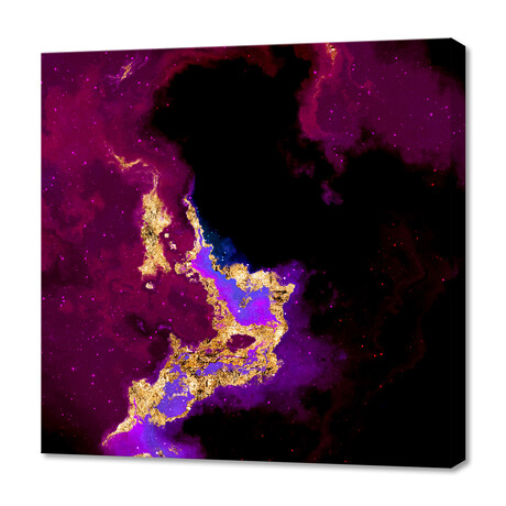 100 Nebulas in Space // 018 (12"H x 12"W x 0.75"D)