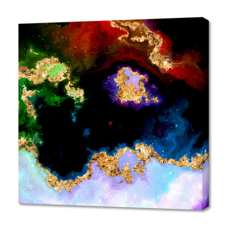 100 Nebulas in Space // 004 (12"H x 12"W x 0.75"D)