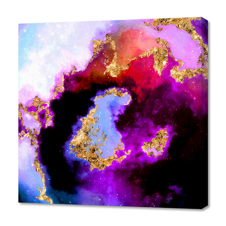 100 Nebulas in Space // 005 (12"H x 12"W x 0.75"D)
