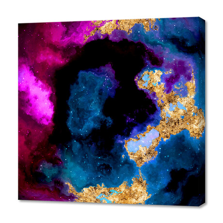 100 Nebulas in Space // 052 (12"H x 12"W x 0.75"D)