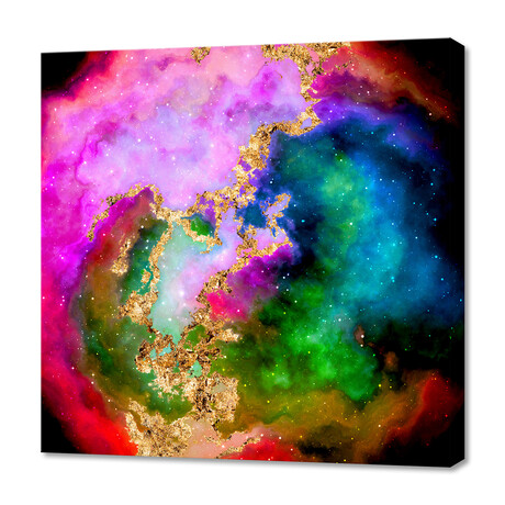 100 Nebulas in Space // 006 (12"H x 12"W x 0.75"D)