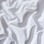 Moisture Wicking 1500 Thread Count Soft Duvet Cover Set // Classic White (Queen/Full)