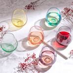 Kolor Wine Glasses // 15 oz // Set of 6