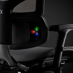 X3-HMT // ATR Management Chair + Headrest // Heat + Massage Therapy (Blue)