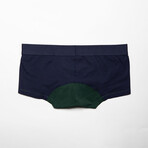 Trunks // Navy + Green (XL)