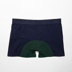 Boxer Briefs // Navy + Green (S)