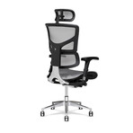 X2 K-Sport Management Chair + Headrest (Gray)