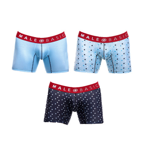 New Boxer Brief // Pack of 3 // Boats (S)