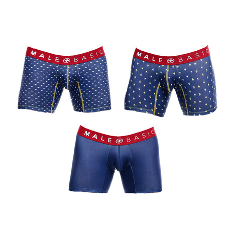New Boxer Brief // Pack of 3 // Marine (S)