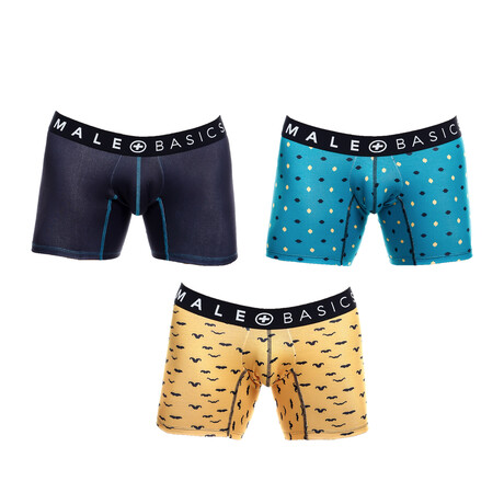 New Boxer Brief // Pack of 3 // Stache (S)