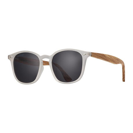 Unisex Gridley Polarized Sunglasses // Matte Clear