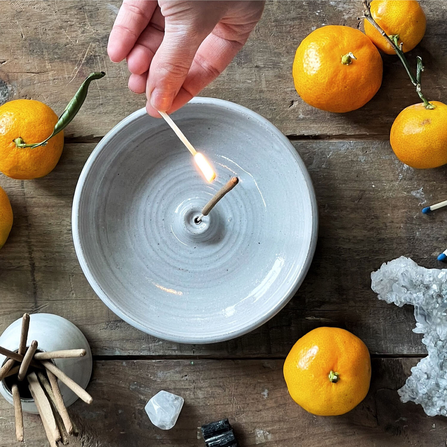 Incense Burner Gravesco Pottery Touch of Modern