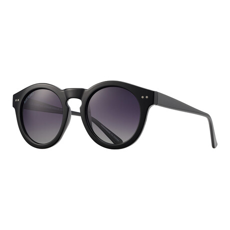 Men's Charley Polarized Sunglasses // Onyx + Gradient Smoke