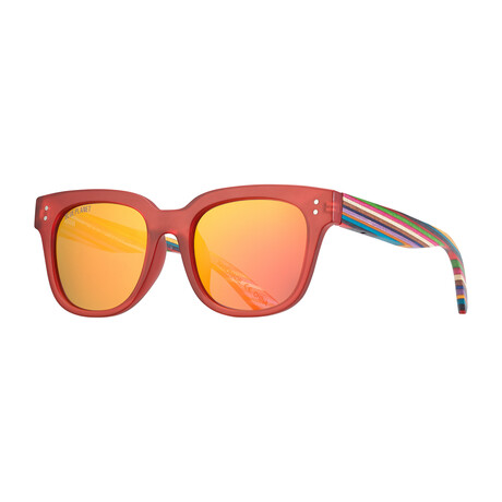 Men's Austyn Polarized Sunglasses // Red + Multicolor