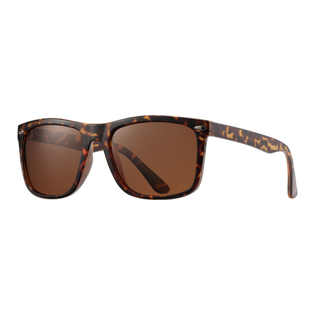 Men's Jaymes Polarized Sunglasses // Walnut Tortoise + Brown