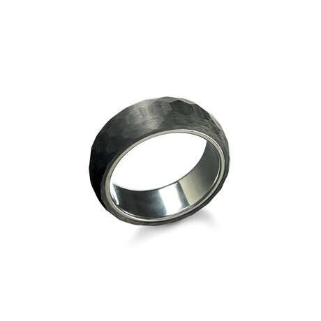 Stainless Steel Carbon Fiber // 8mm Ring / V2 (7)