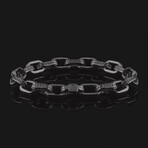Raw Chain Bracelet II // Black Gold (X-Small)