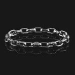 Raw Chain Bracelet // Silver (X-Small)