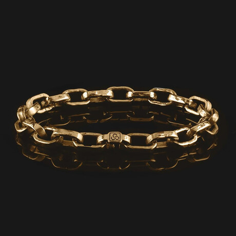 Raw Chain Bracelet // Gold (X-Small)