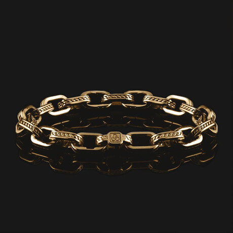 Raw Chain Bracelet II // Gold (X-Small)