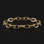 Raw Chain Bracelet II // Gold (X-Small)