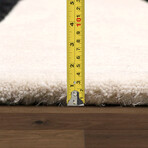 Home Rodeo Collection // Hand-Tufted Silk + Wool Area Rug // White // 9'9" x 13'9"
