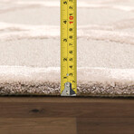 Pasargad Home Transitions Collection // Tufted Silk + Wool Area Rug // Beige // 12'0" x 15'0"